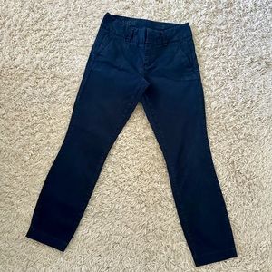 J. Crew Factory Andie Chino Size 2 Navy Style 04257
